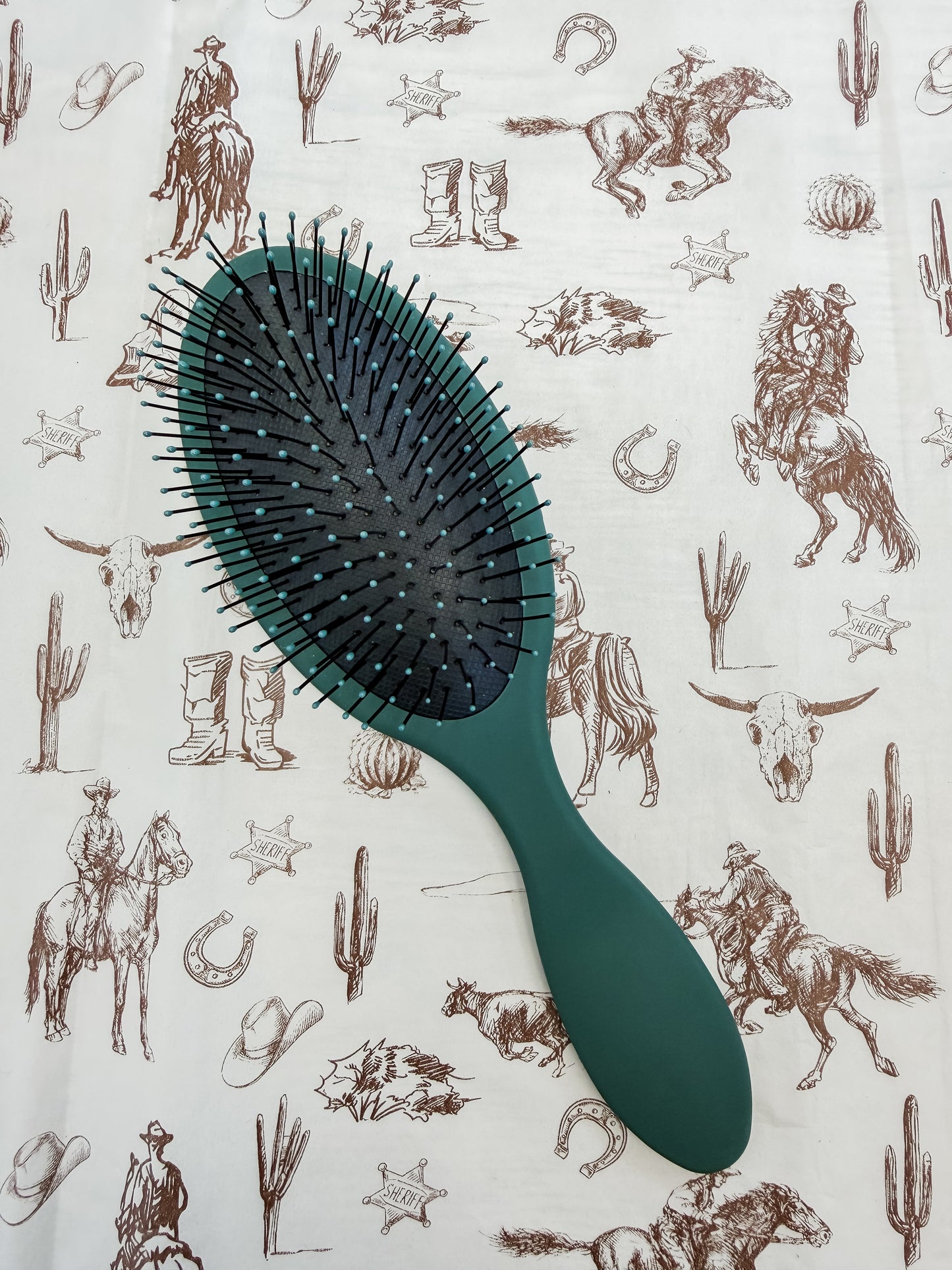 Black Hide Hair Brush
