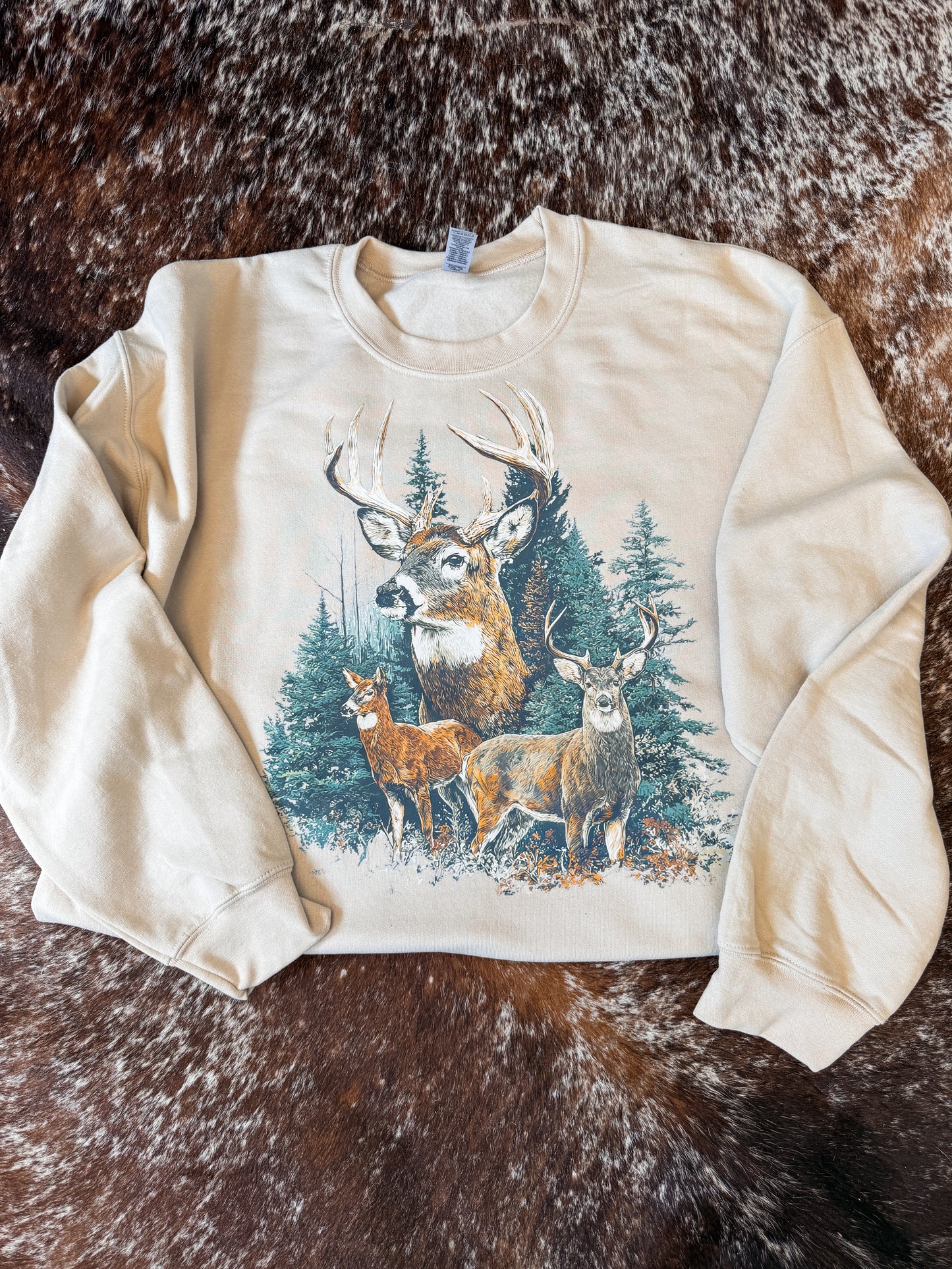 Deer Graphic Crew