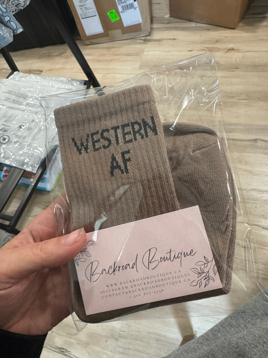 Western AF Socks