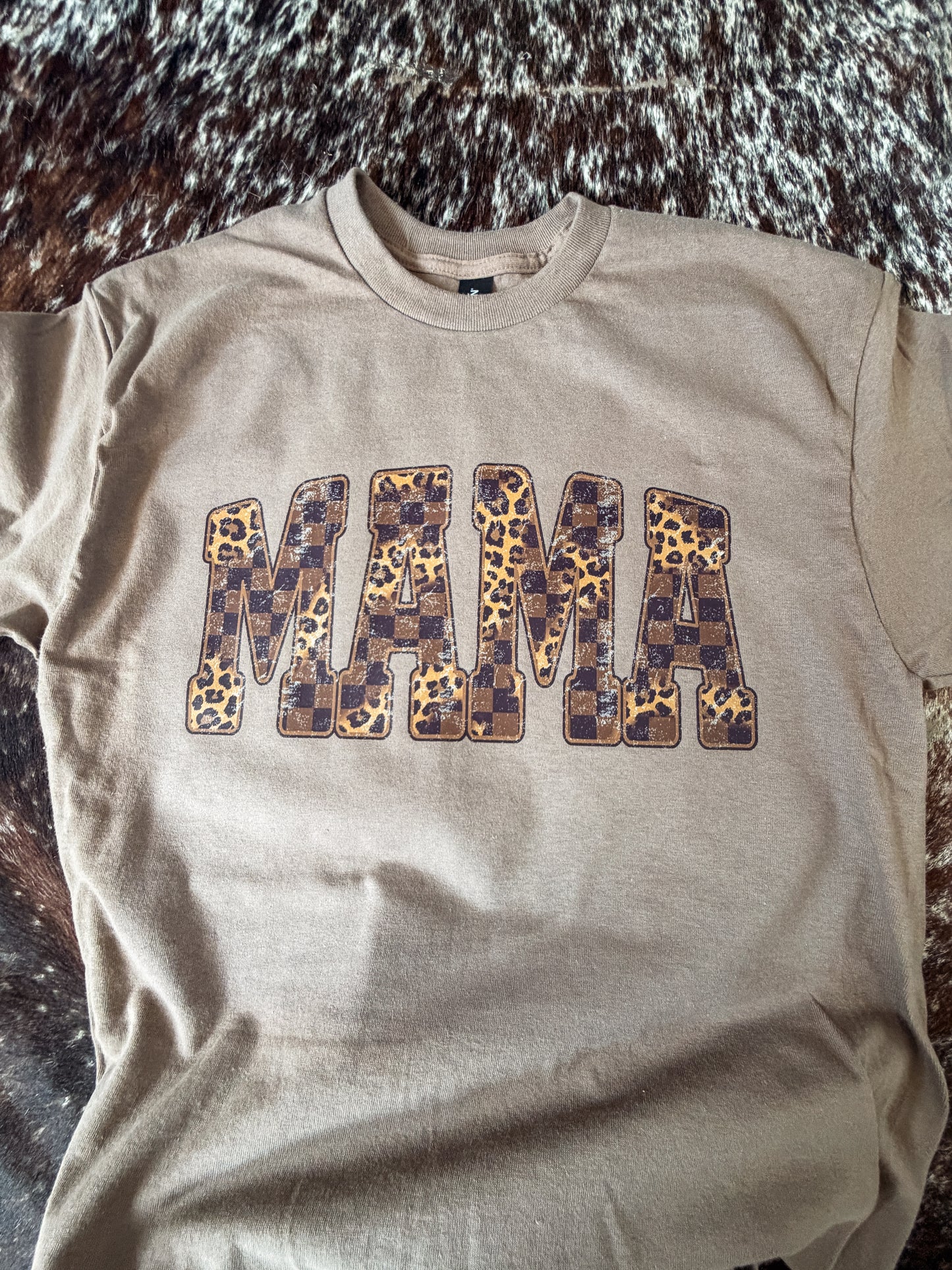 MAMA Leopard Graphic Tee