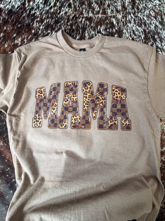 MAMA Leopard Graphic Tee