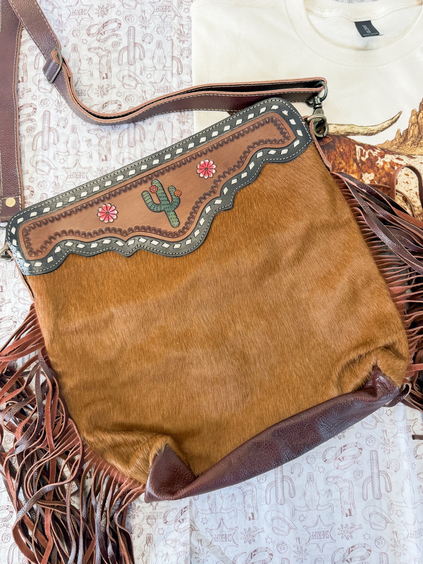 Cowhide Purse 74