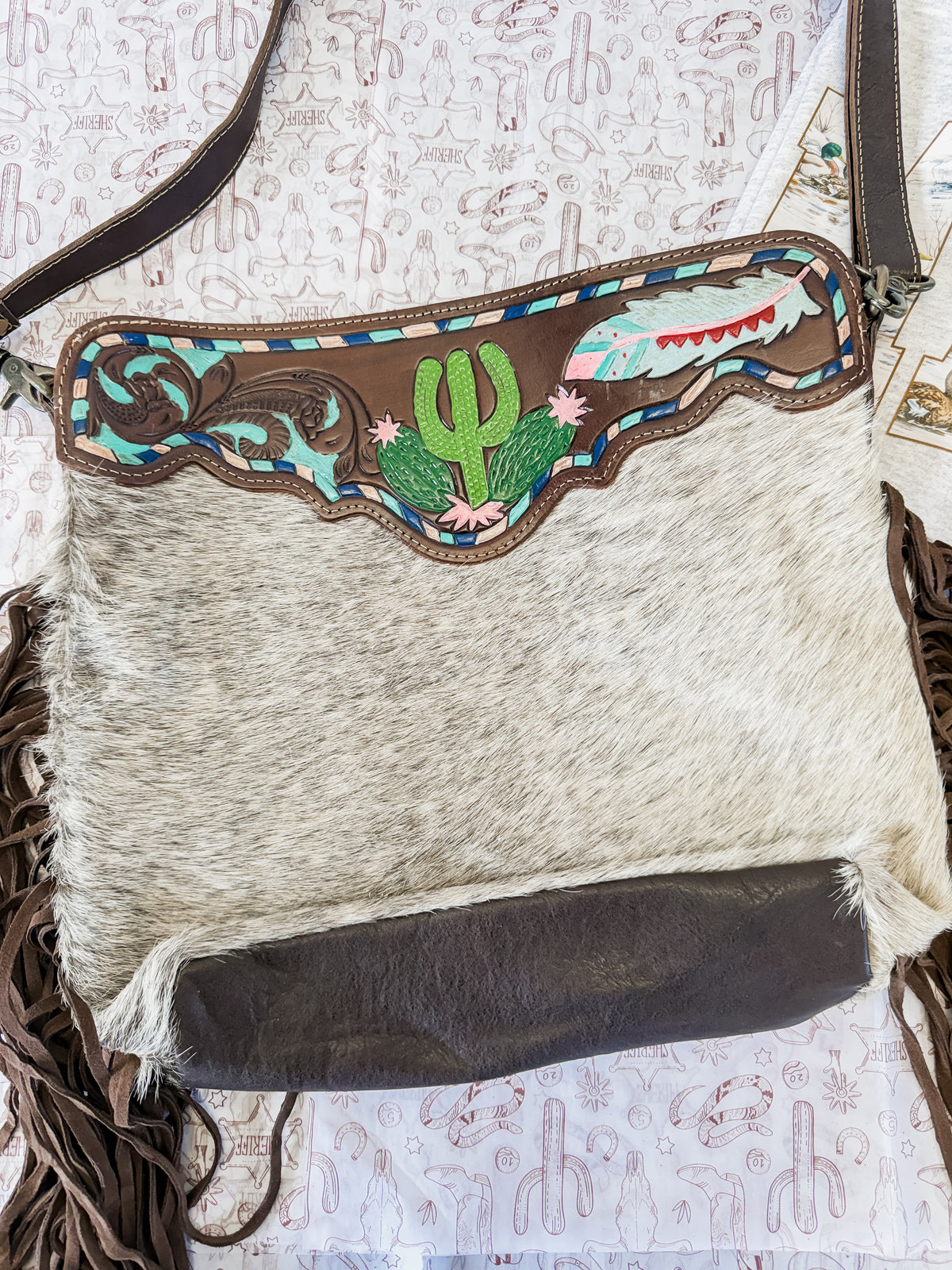 Cowhide Purse 44