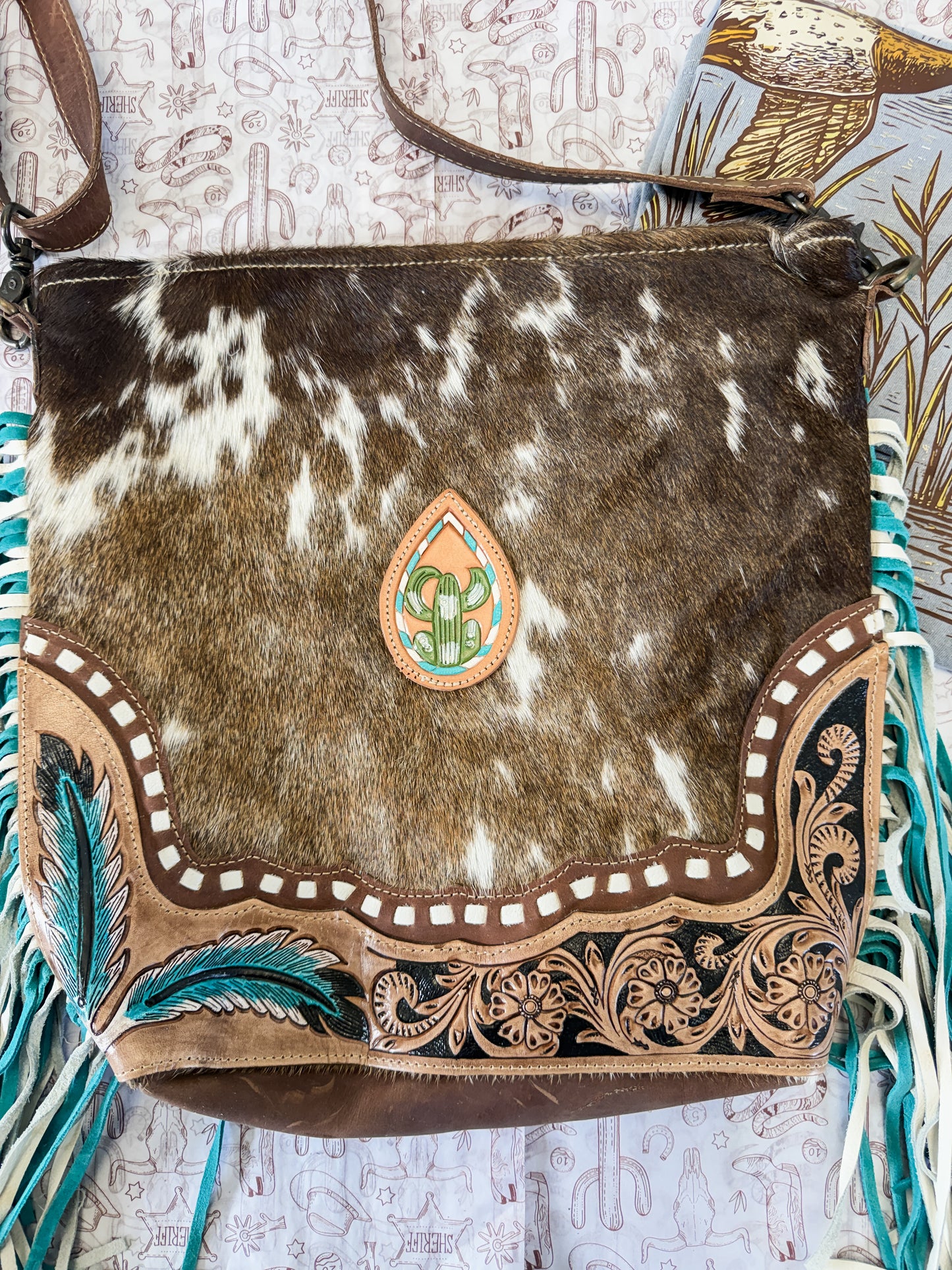 Cowhide Purse 81