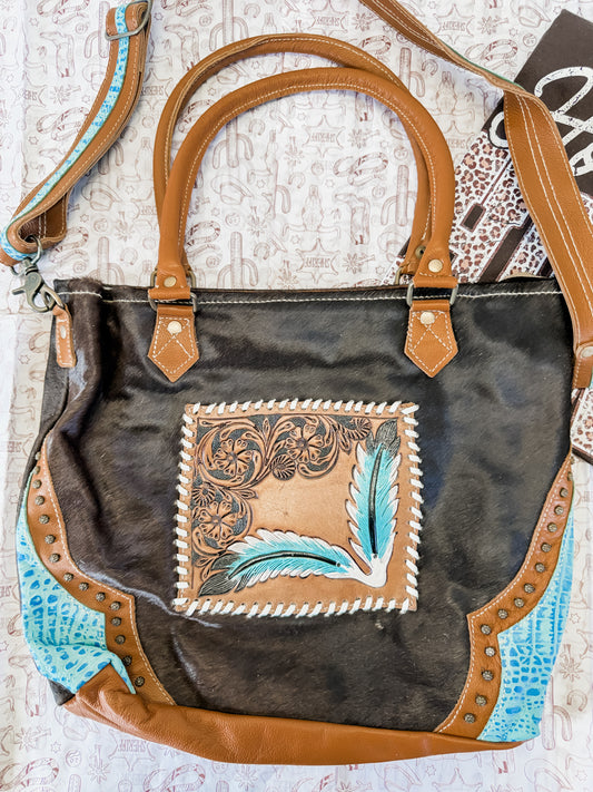 Cowhide Purse I