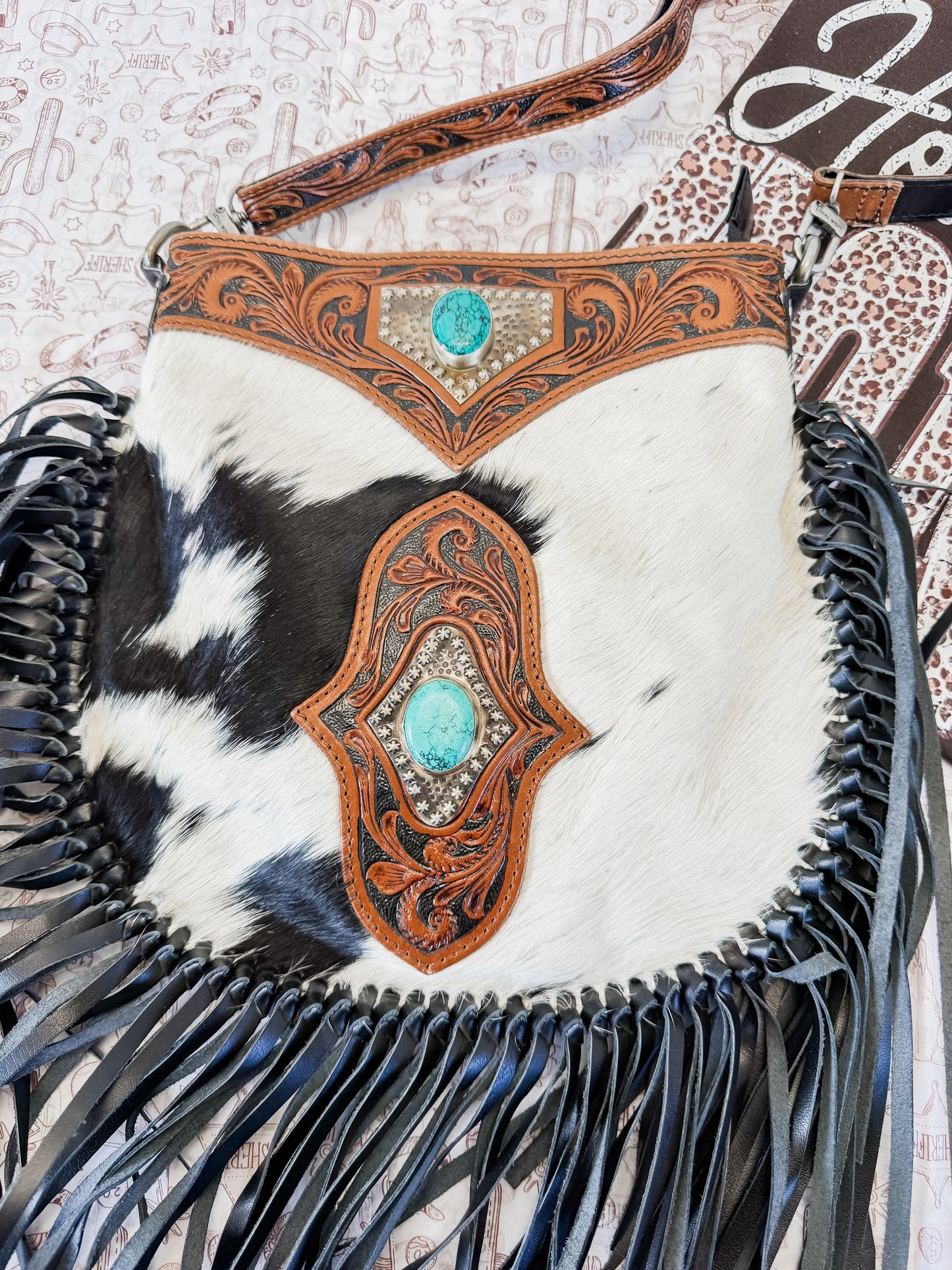 Cowhide Purse 64