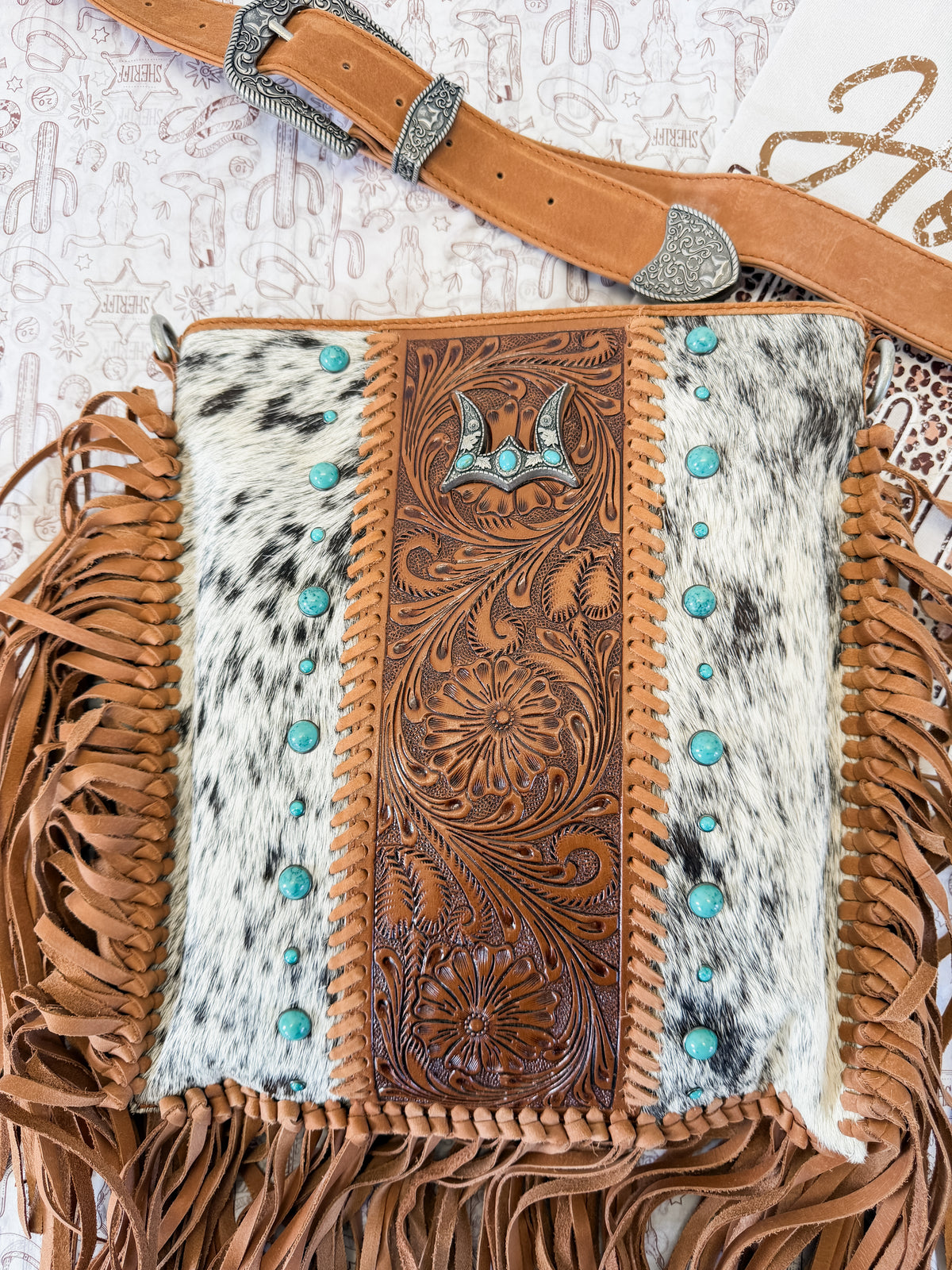 Cowhide Purse 65