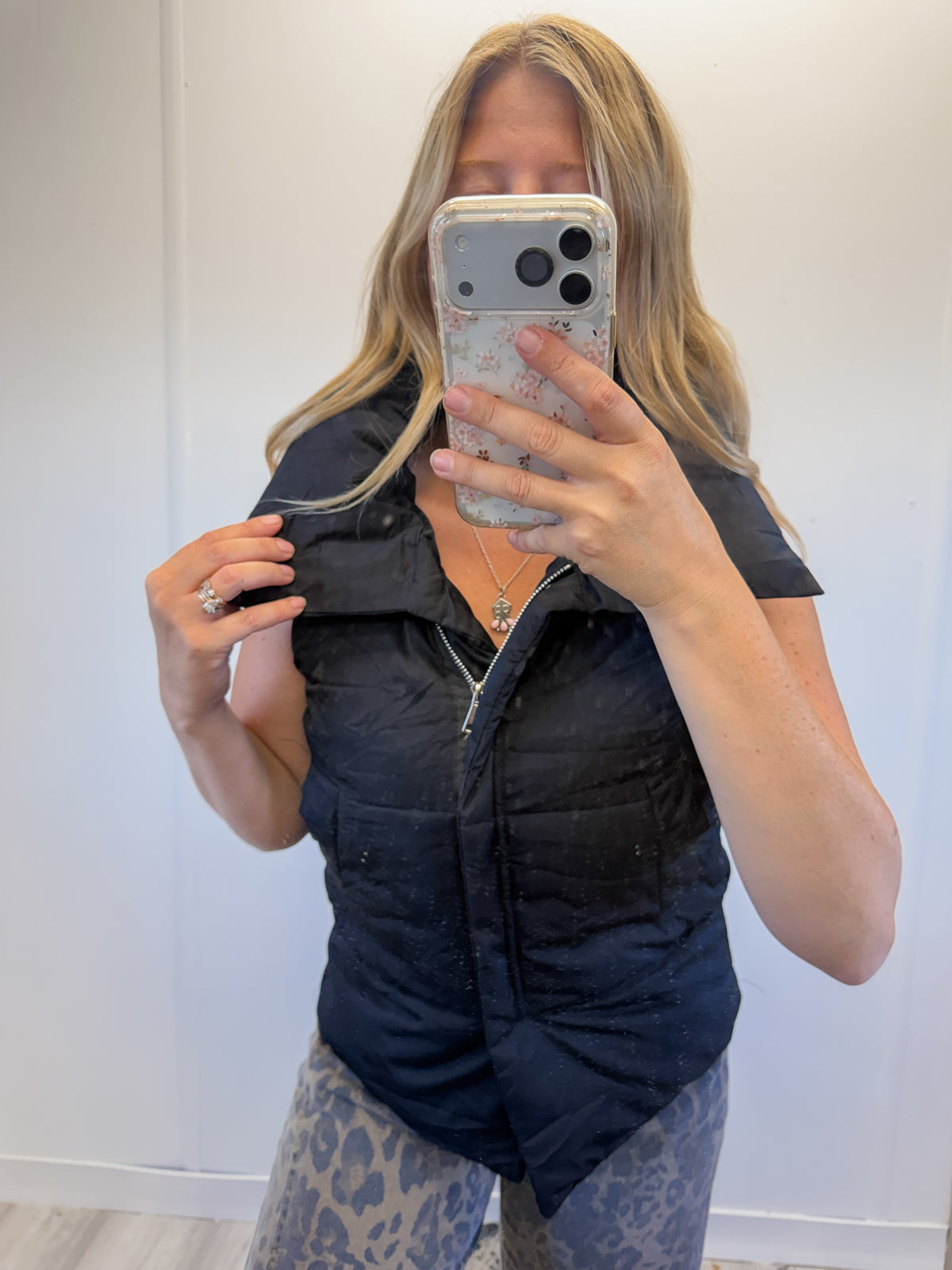 Black Puffer Vest