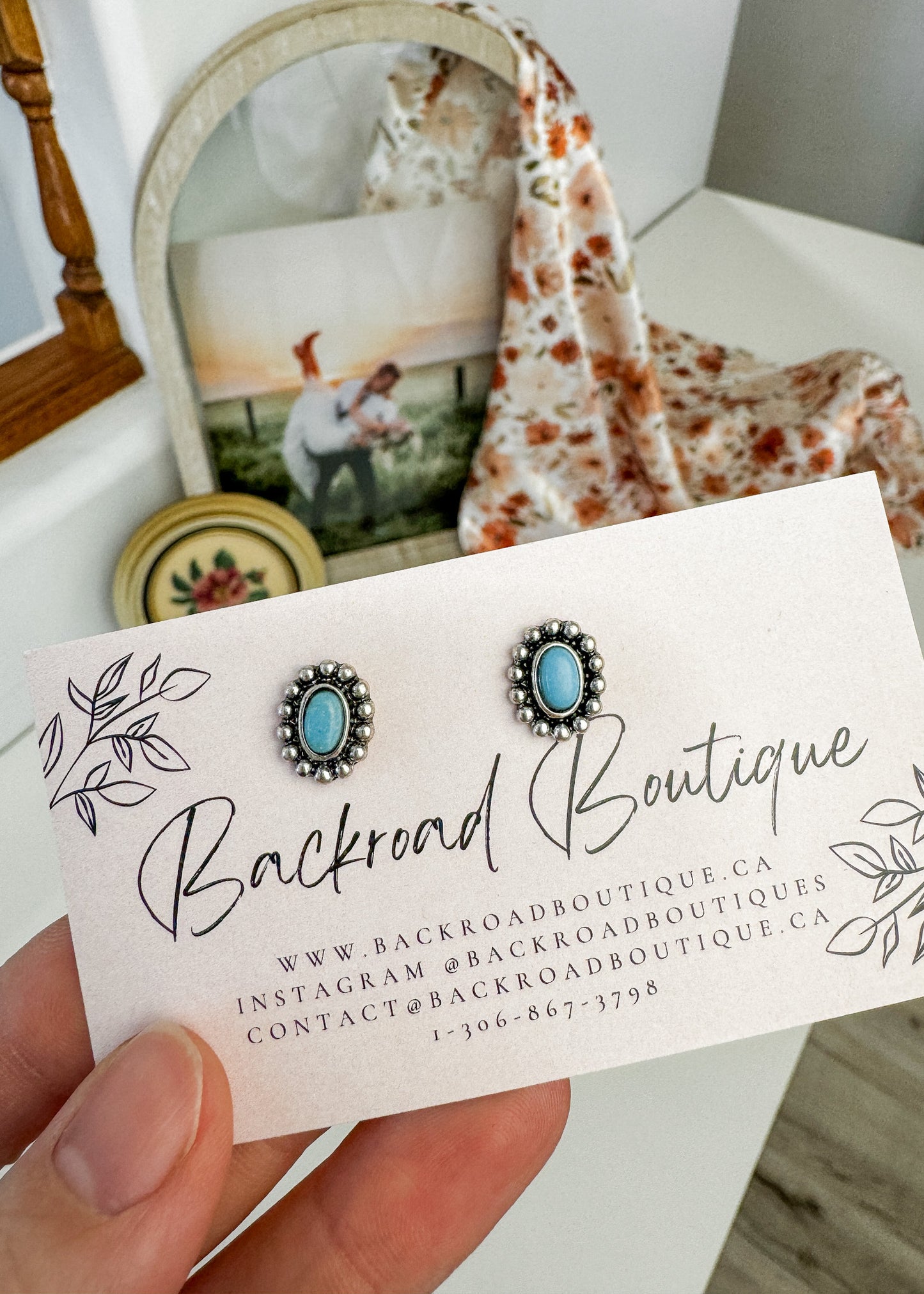 Faux Turquoise Earrings 4