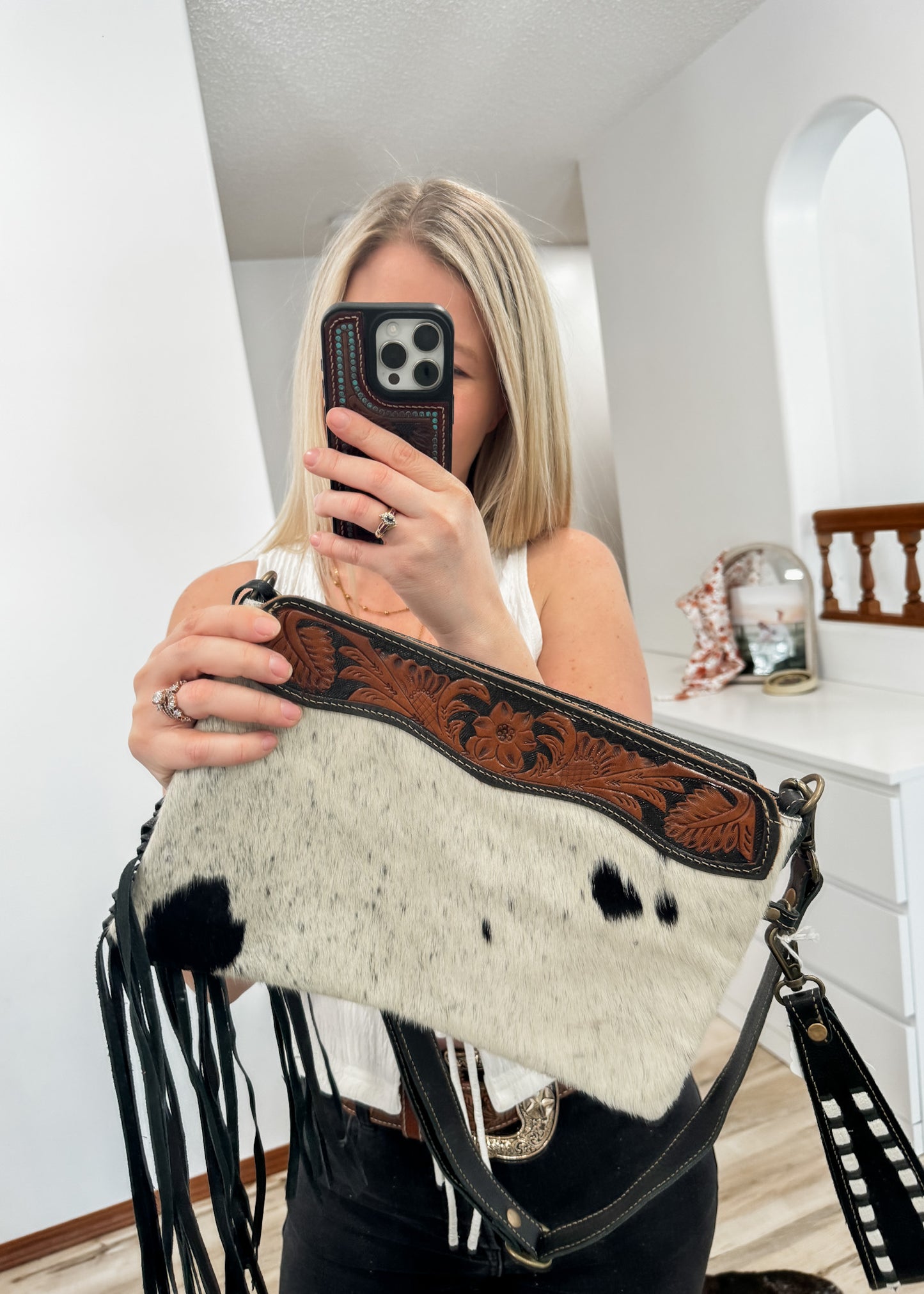 Cowhide Purse 1