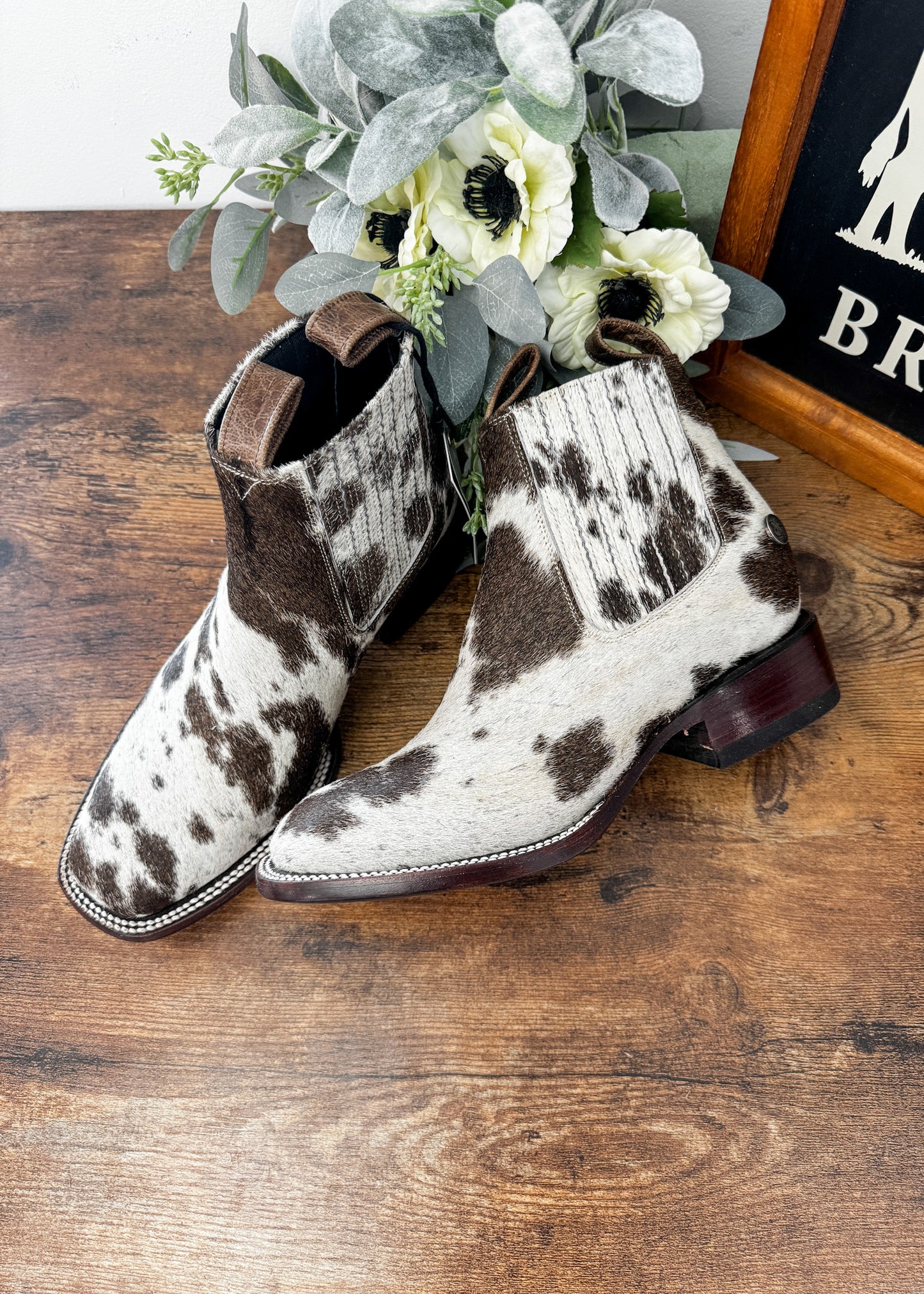 Square Toe Ankle Boot Size 7 C