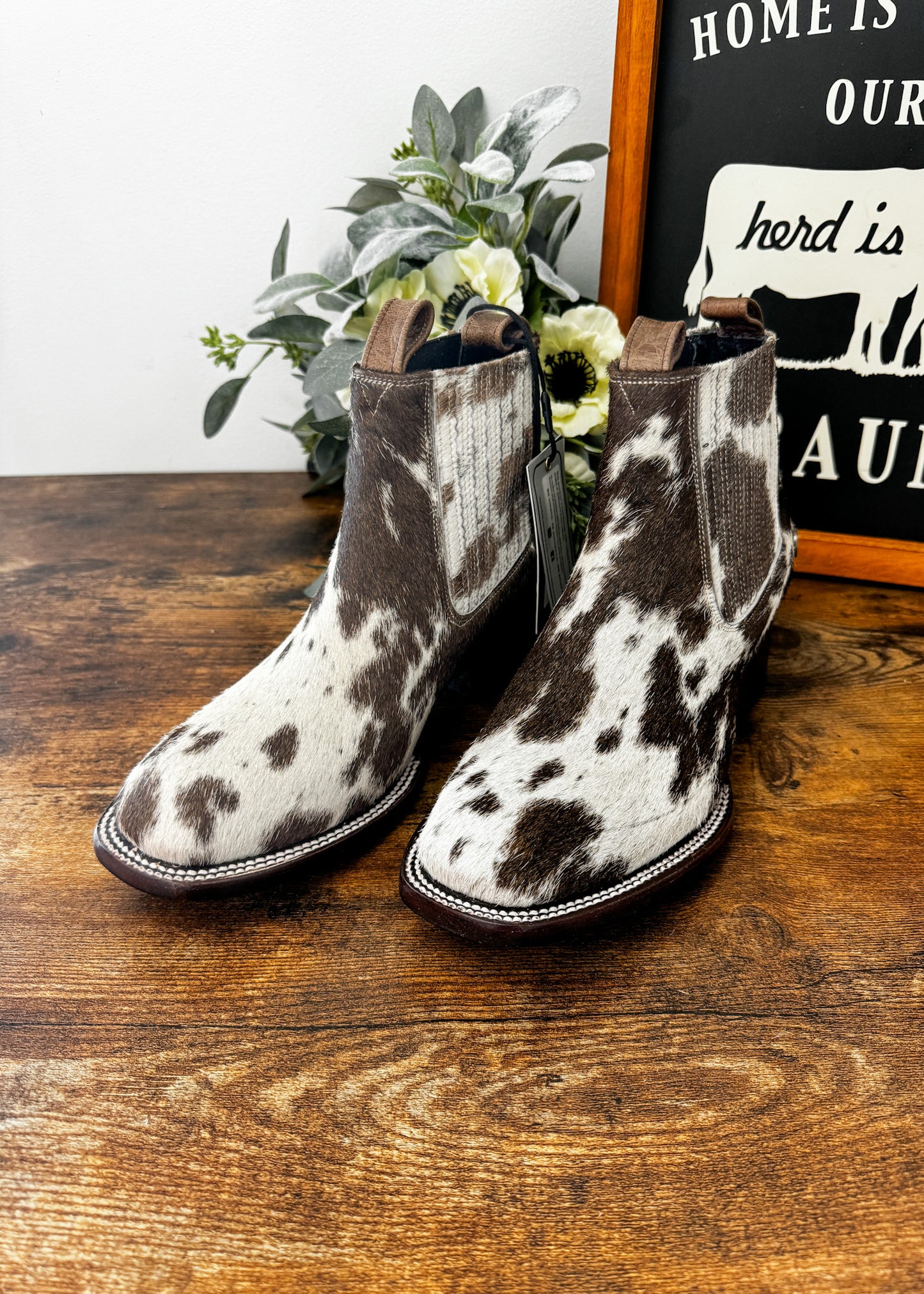 Square Toe Ankle Boot Size 7.5 C