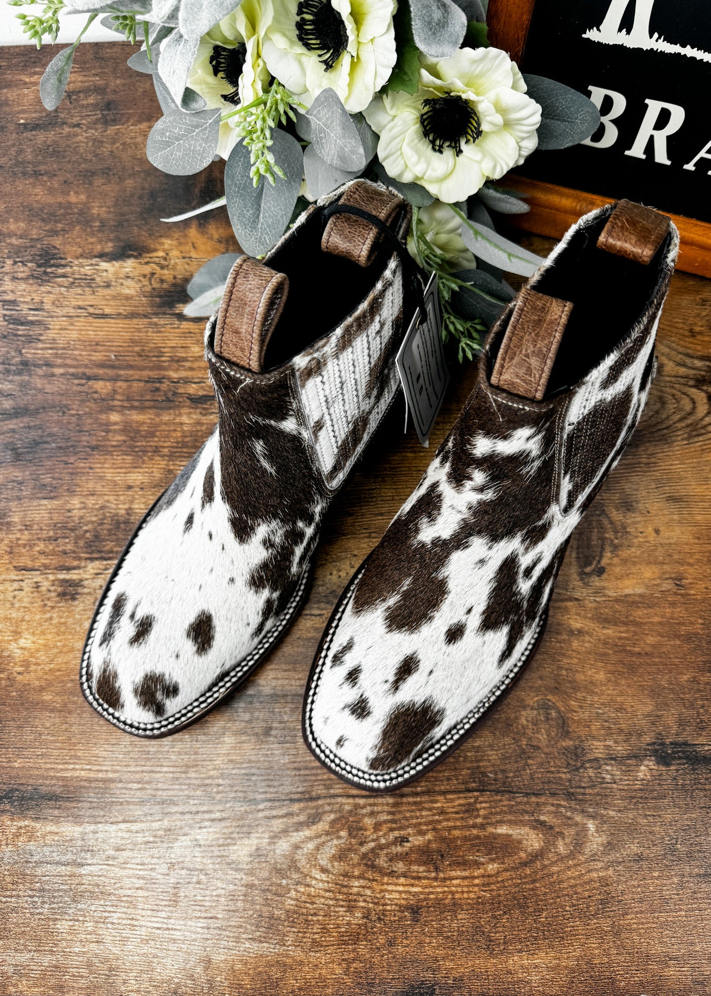 Square Toe Ankle Boot Size 7.5 C