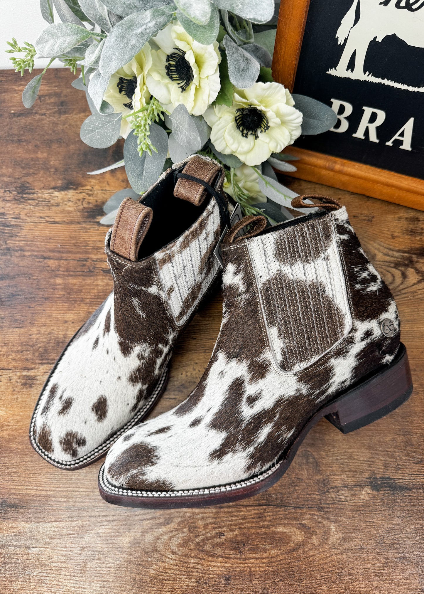 Square Toe Ankle Boot Size 7.5 C