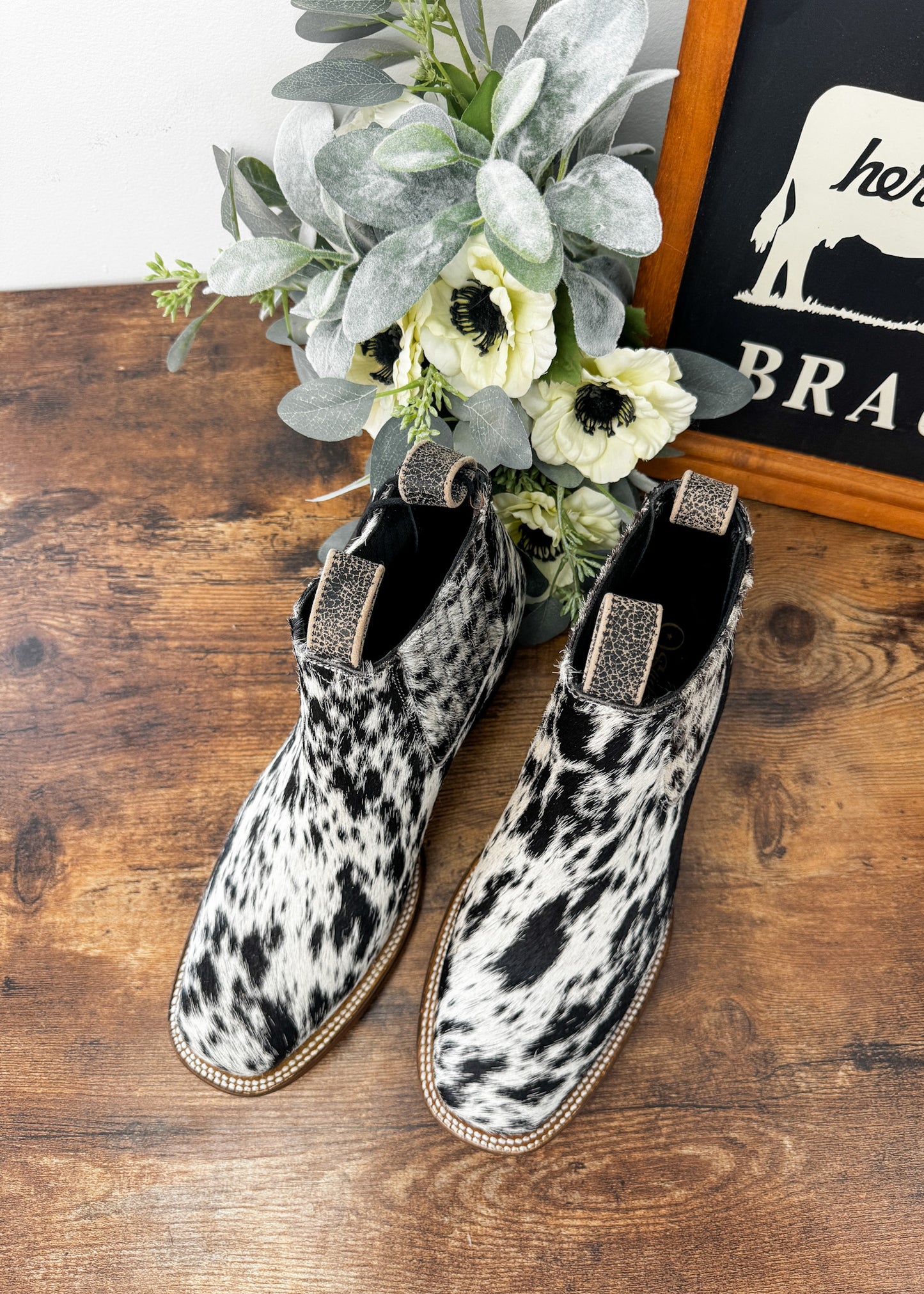 Square Toe Ankle Boot Size 9 A