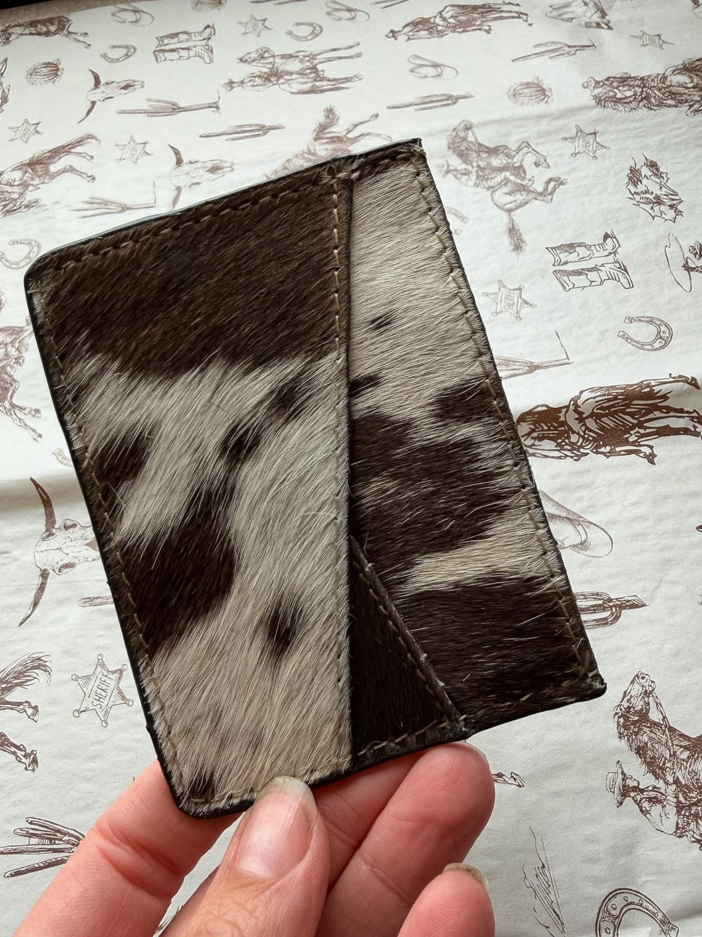 Angle Credit Card Holder Black