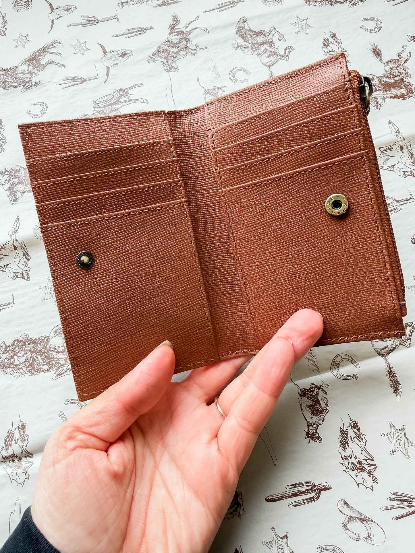 Red Cowhide Wallet
