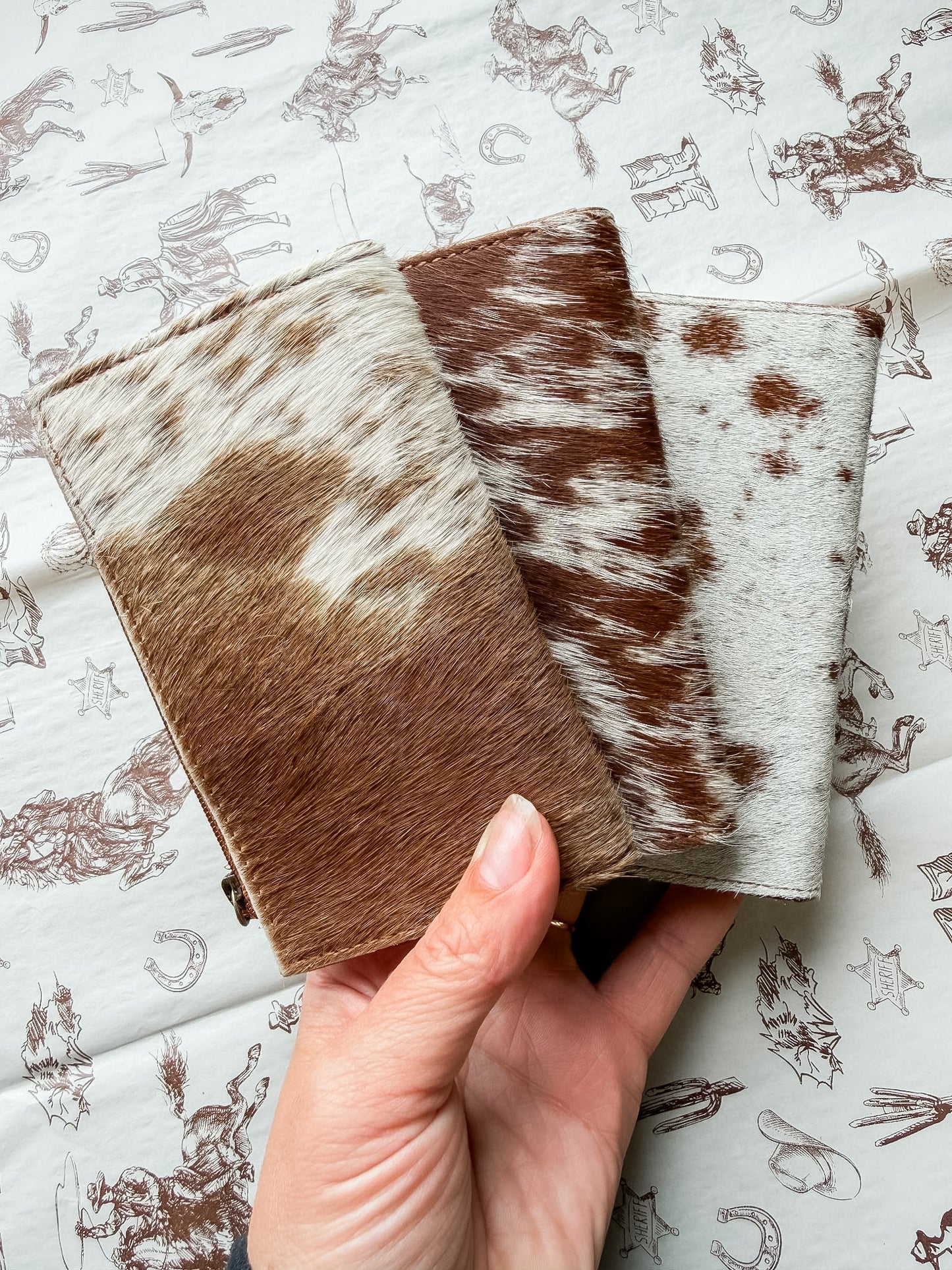 Red Cowhide Wallet