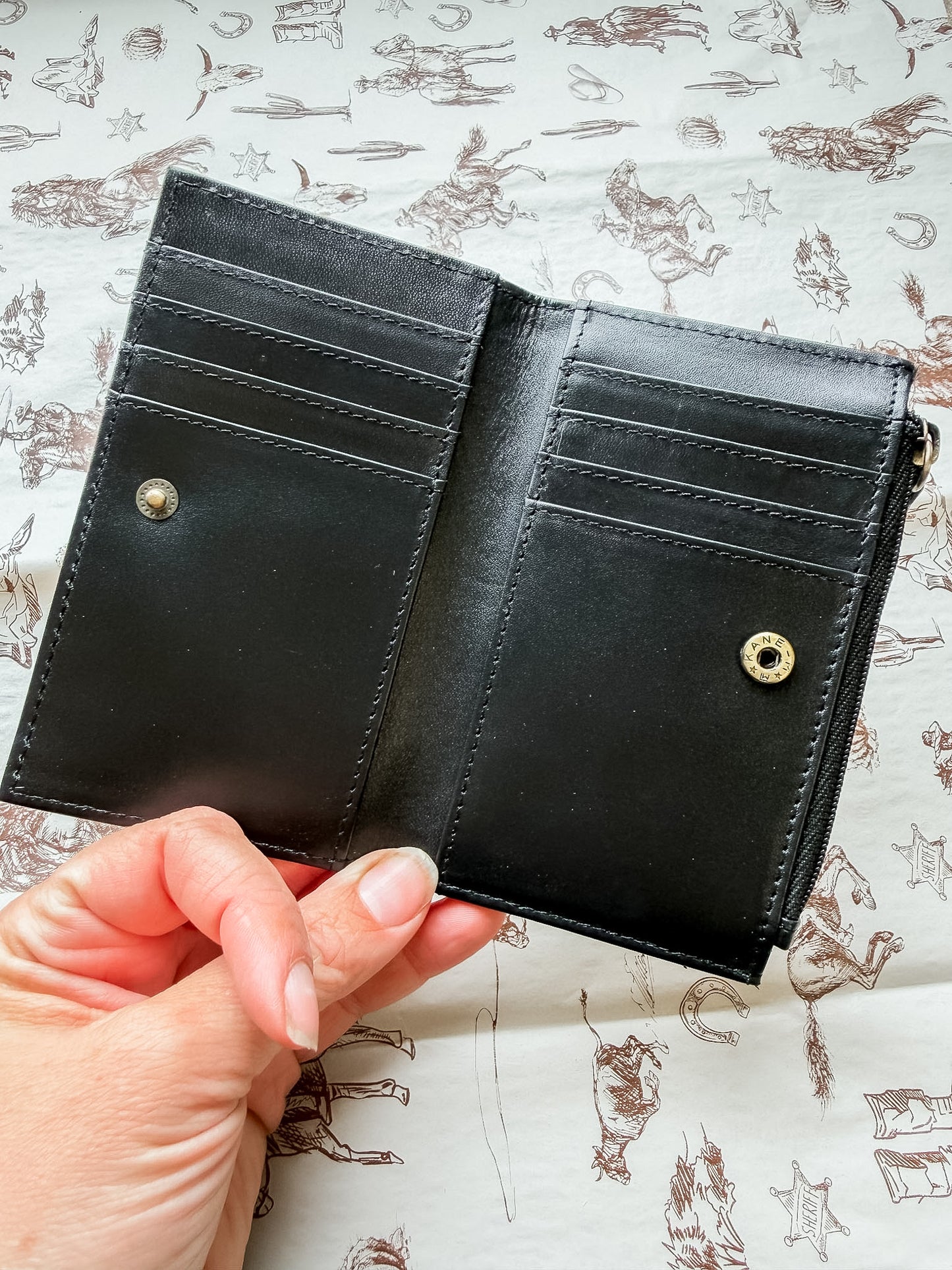 Black Cowhide Wallet