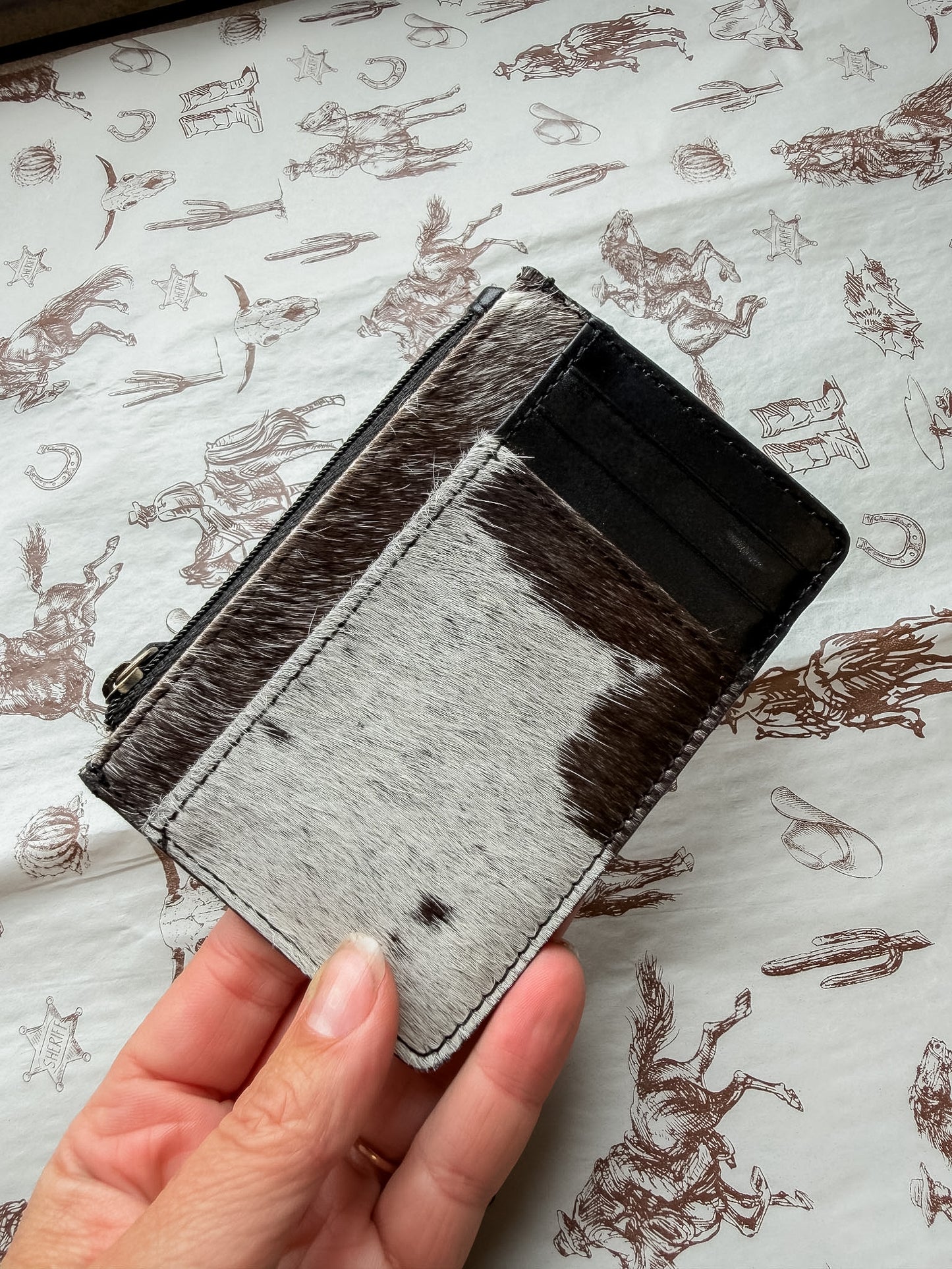 Black Cowhide Cardholder