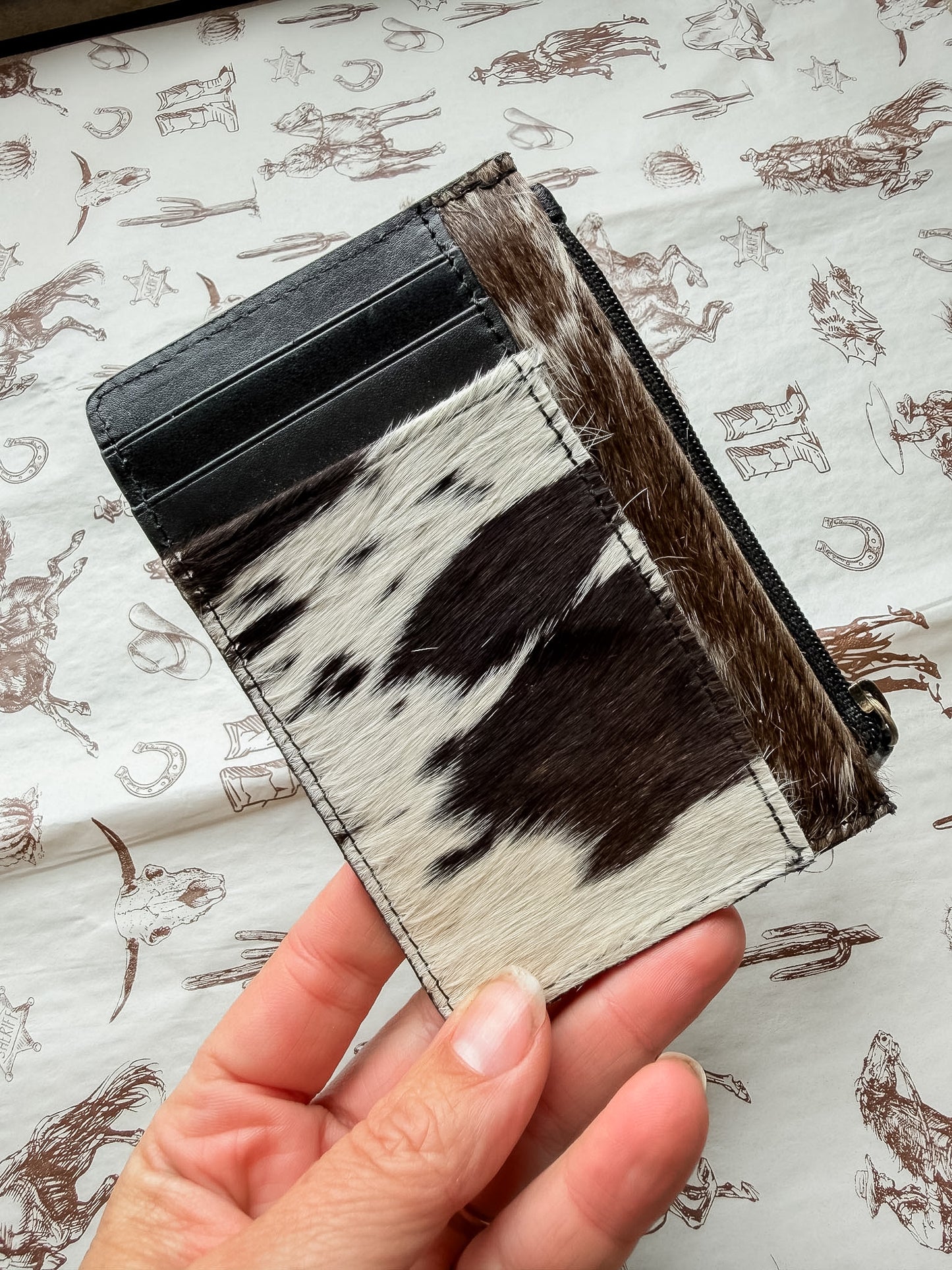 Black Cowhide Cardholder
