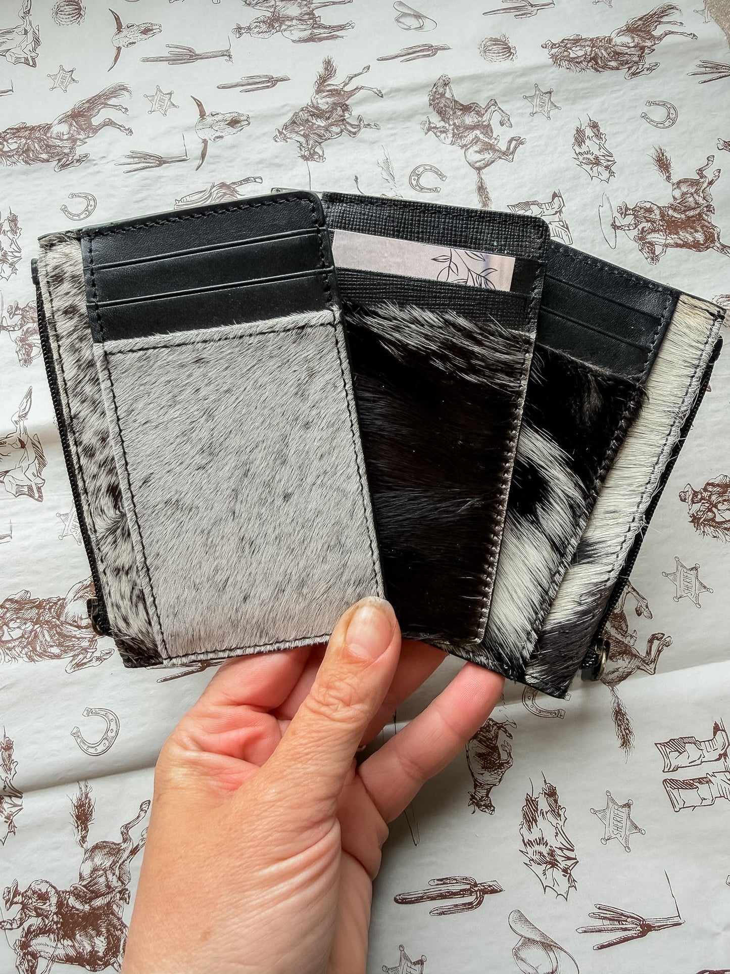 Black Cowhide Cardholder