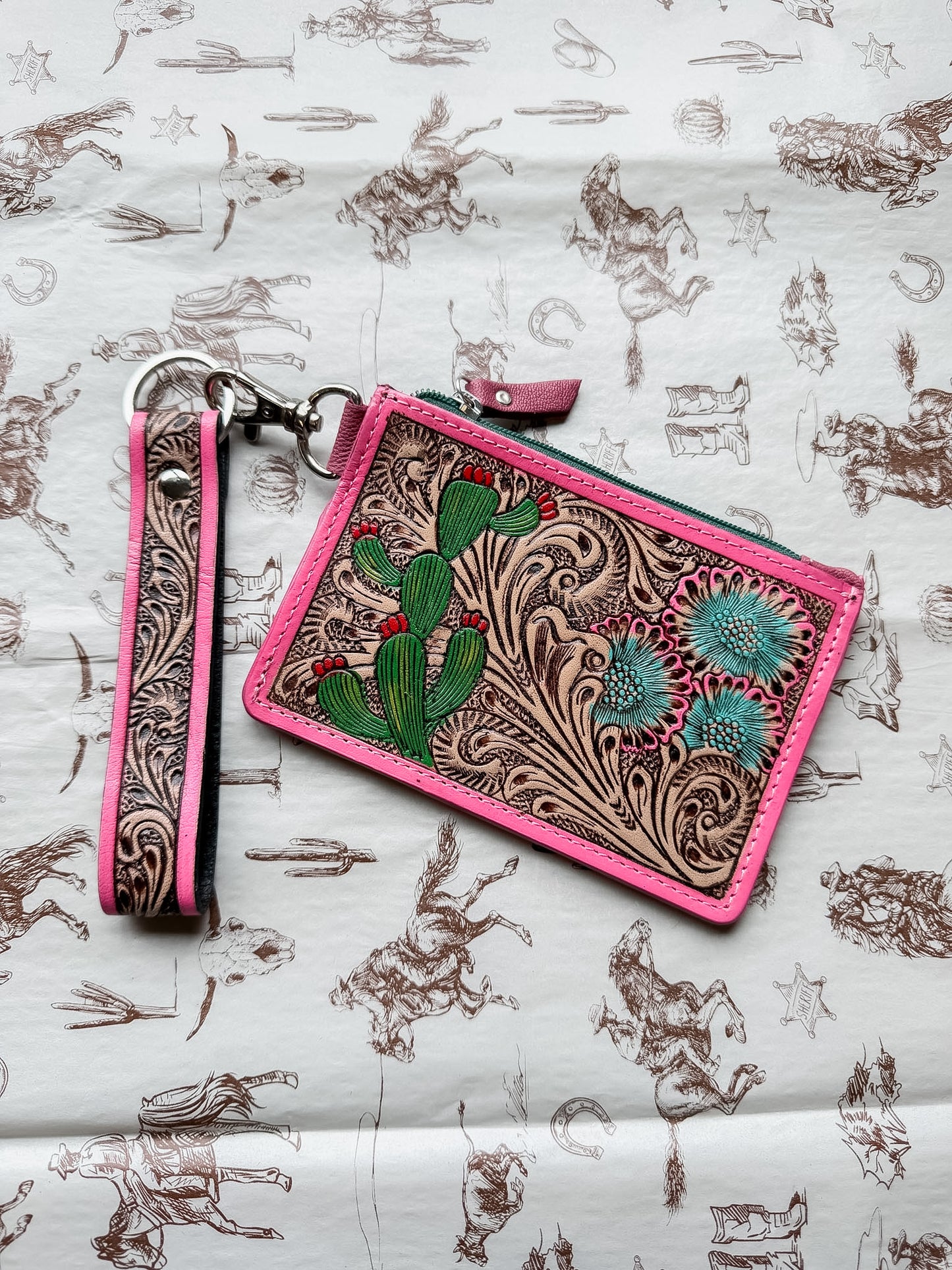 Pink Wristlet Wallet