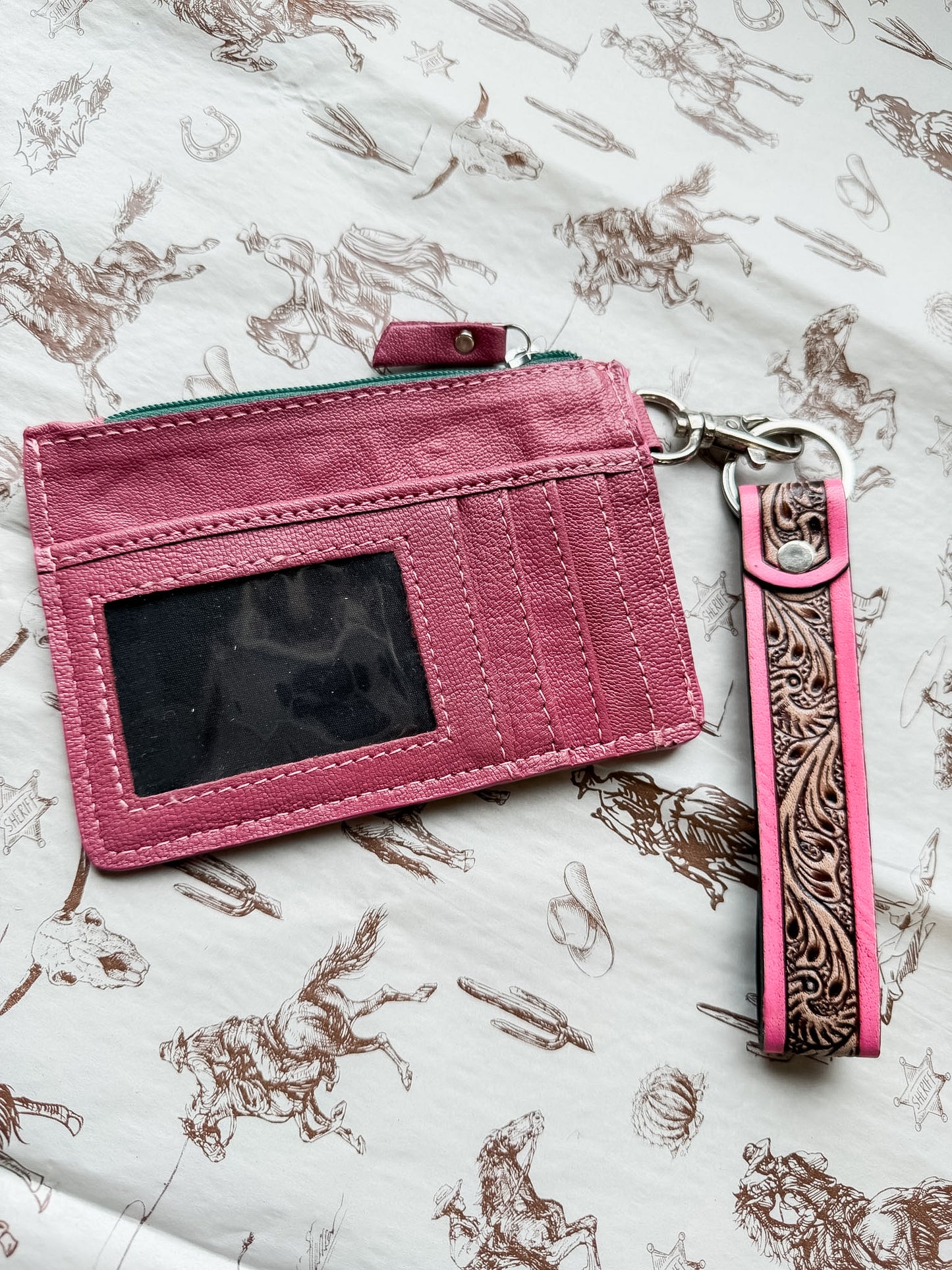 Pink Wristlet Wallet