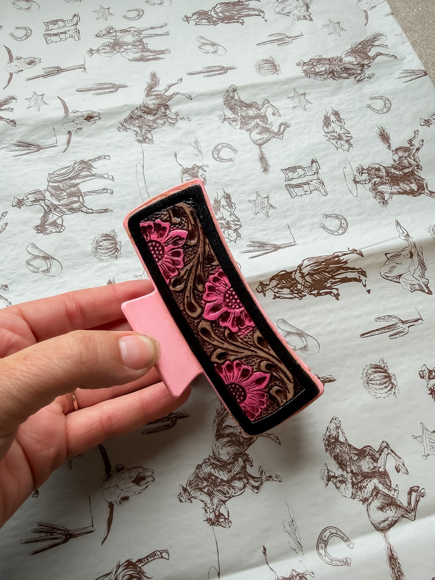 Pink Large Hair Clip