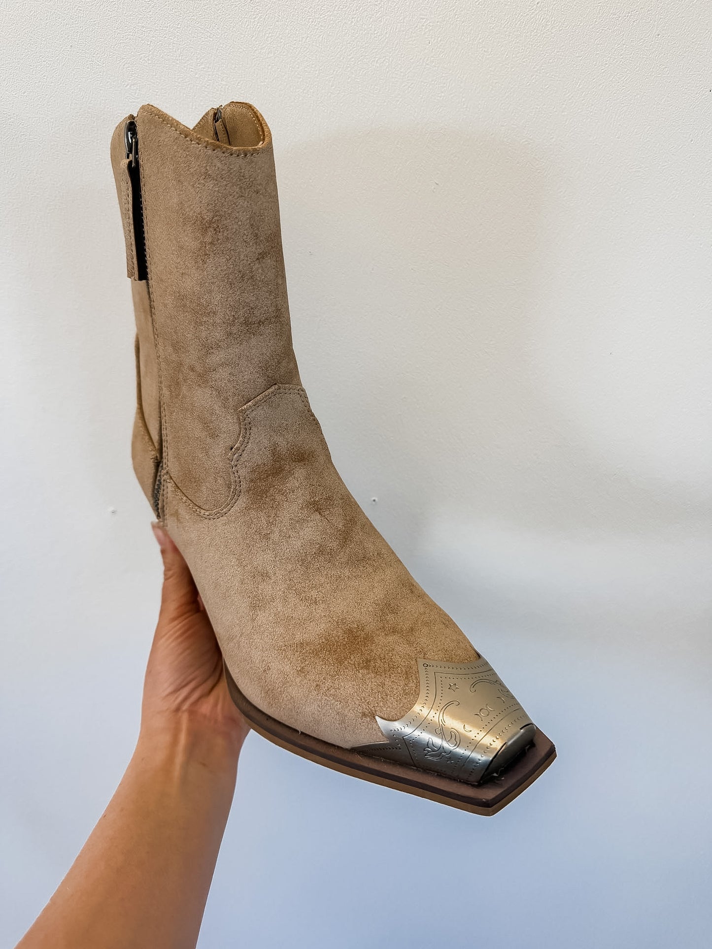 Cream Ankle Boot