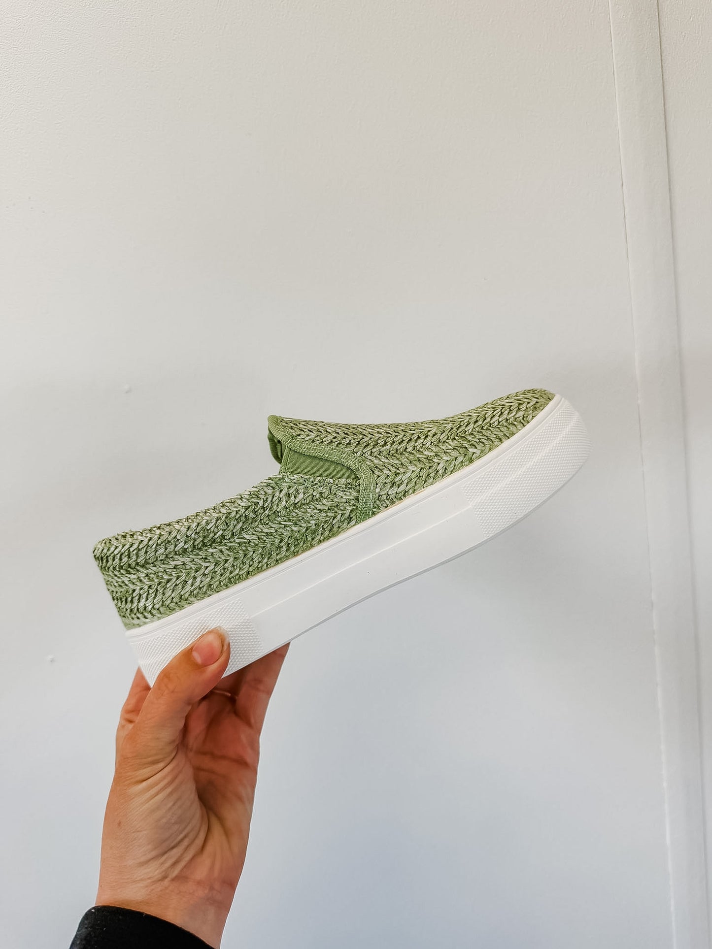 Green Woven Slip