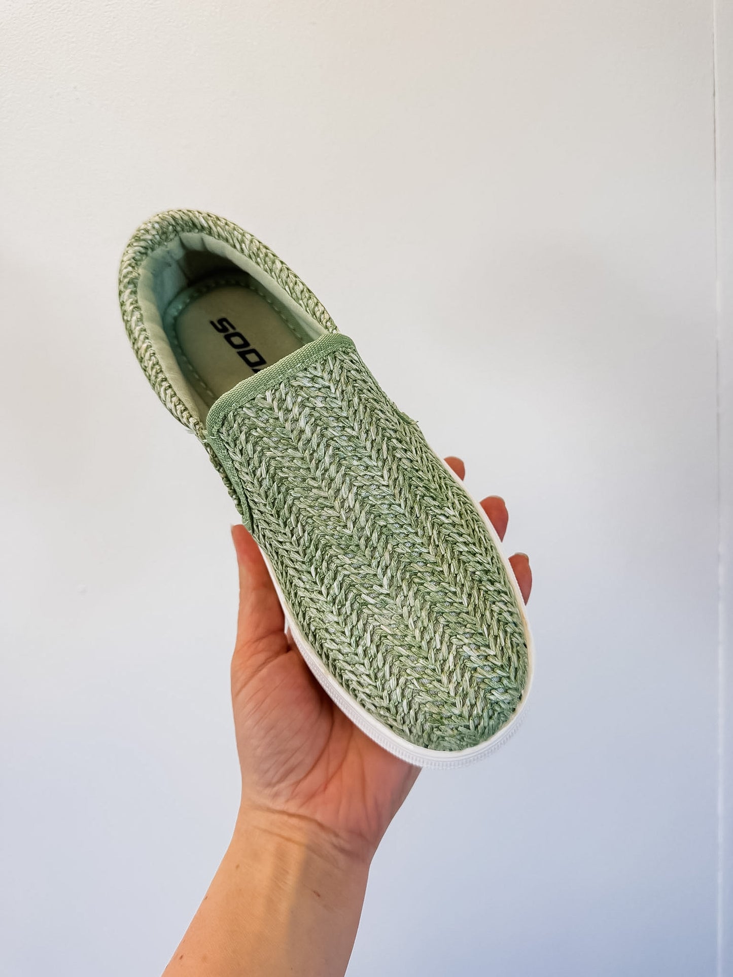 Green Woven Slip
