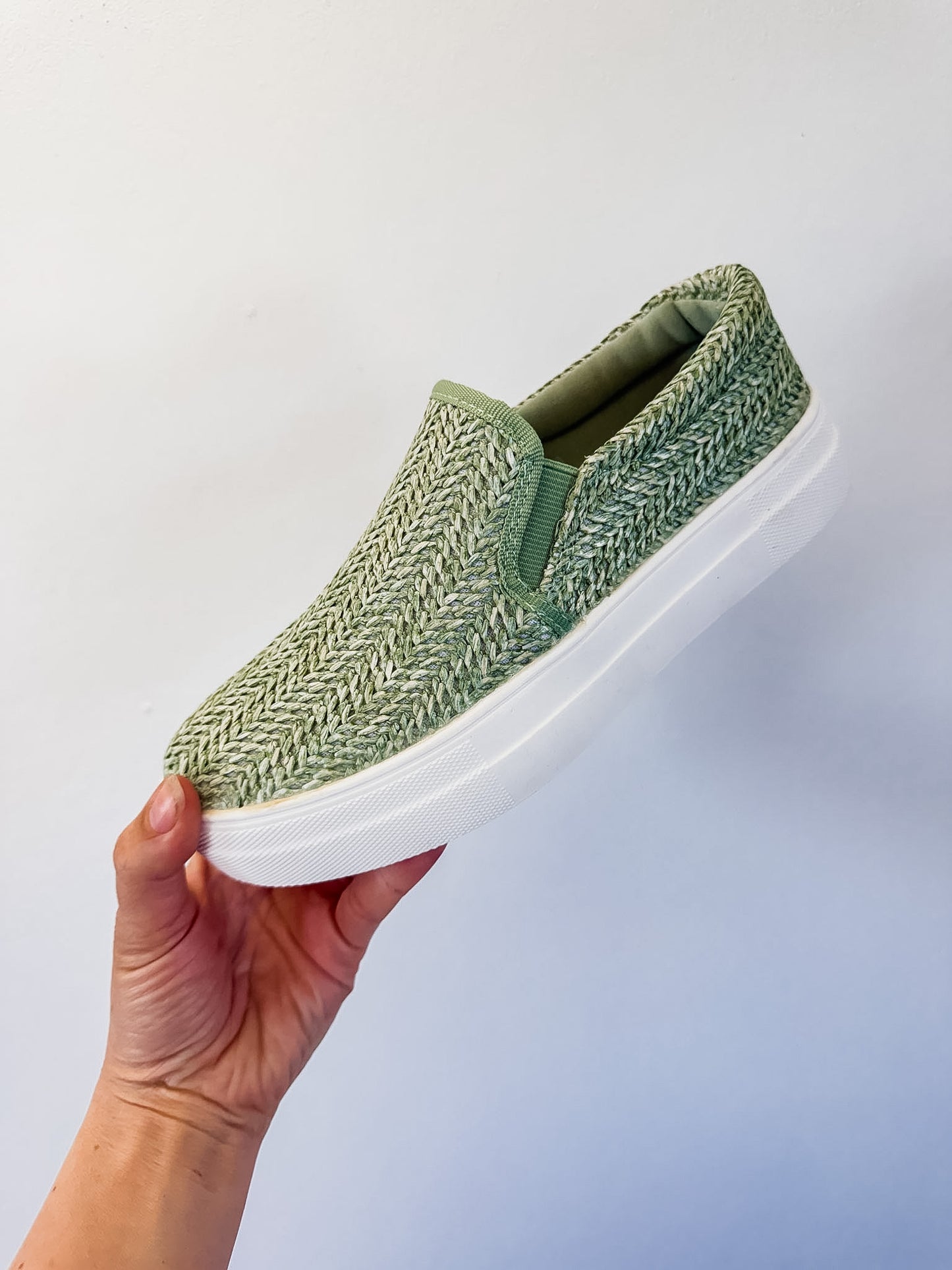 Green Woven Slip