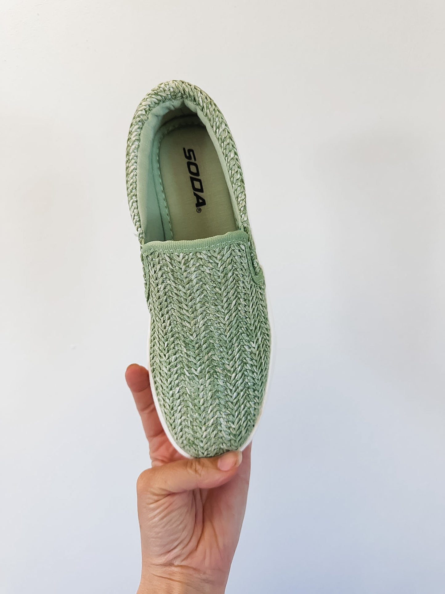 Green Woven Slip