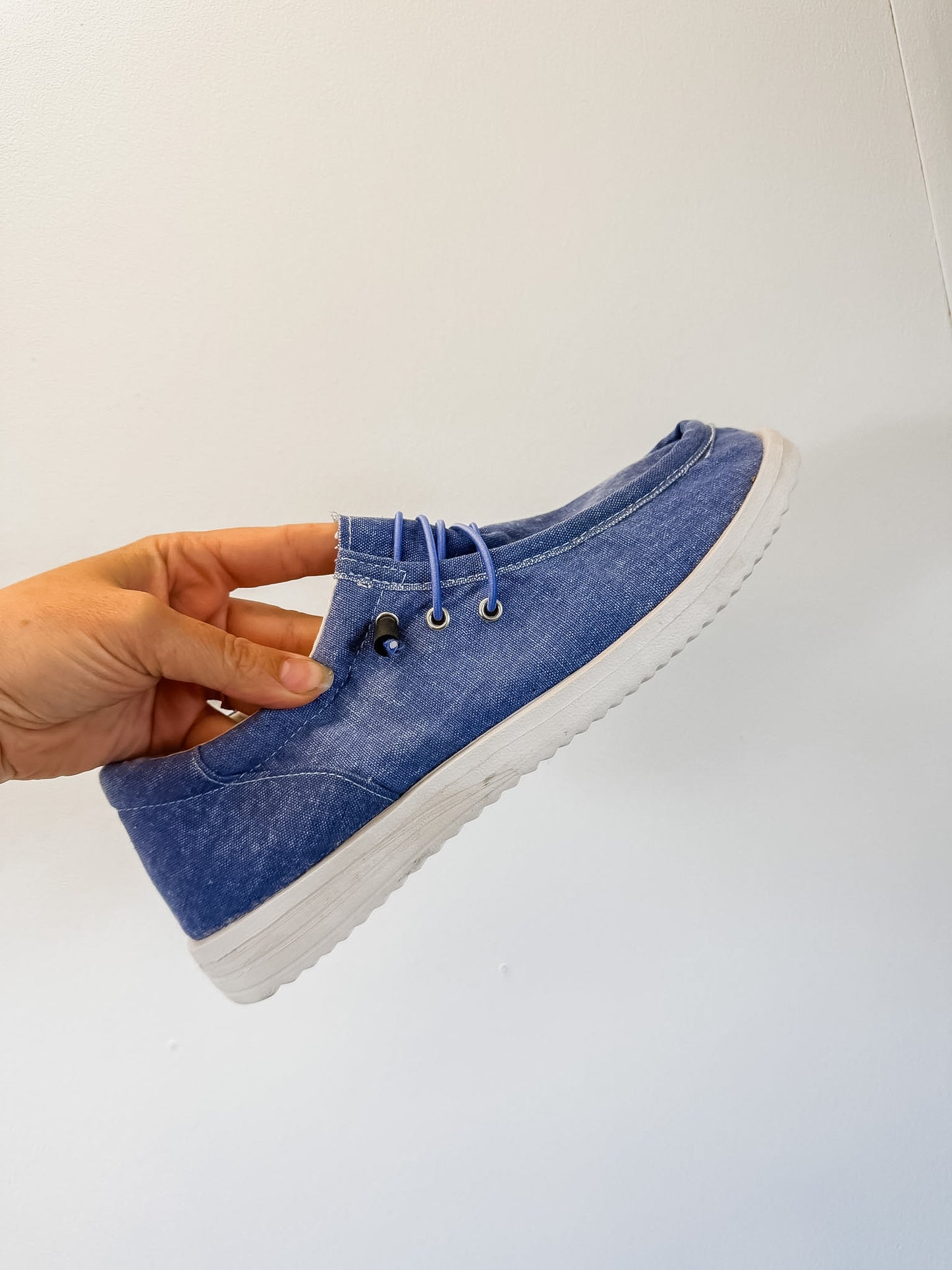 Denim Slip Ons