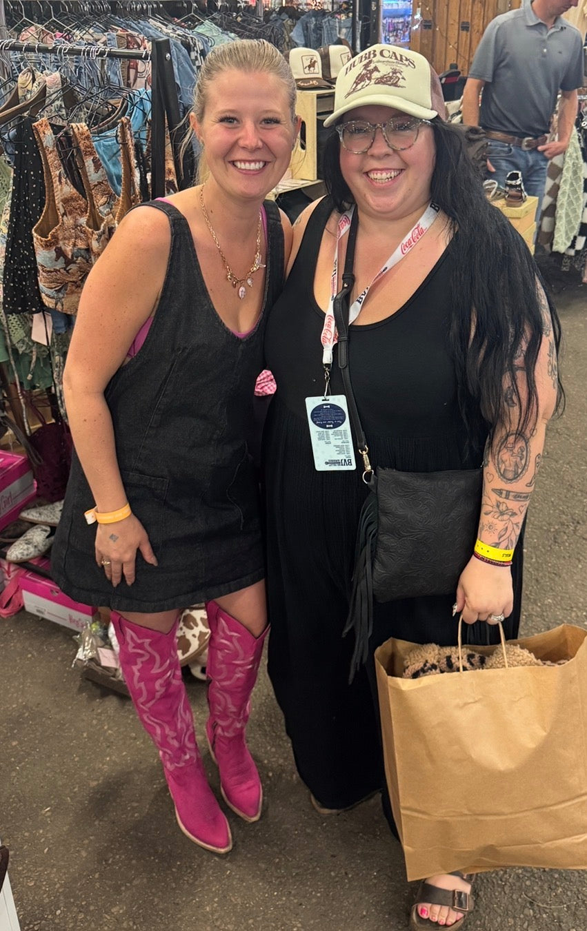 Black Overall Dress