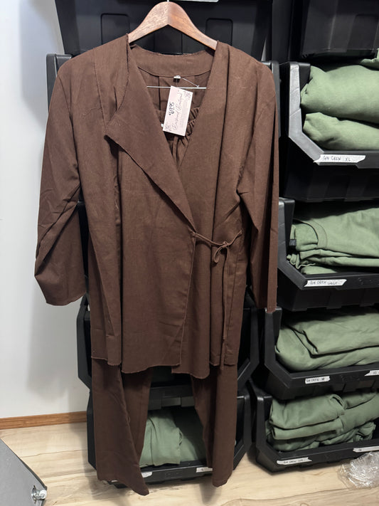Brown Linen Set
