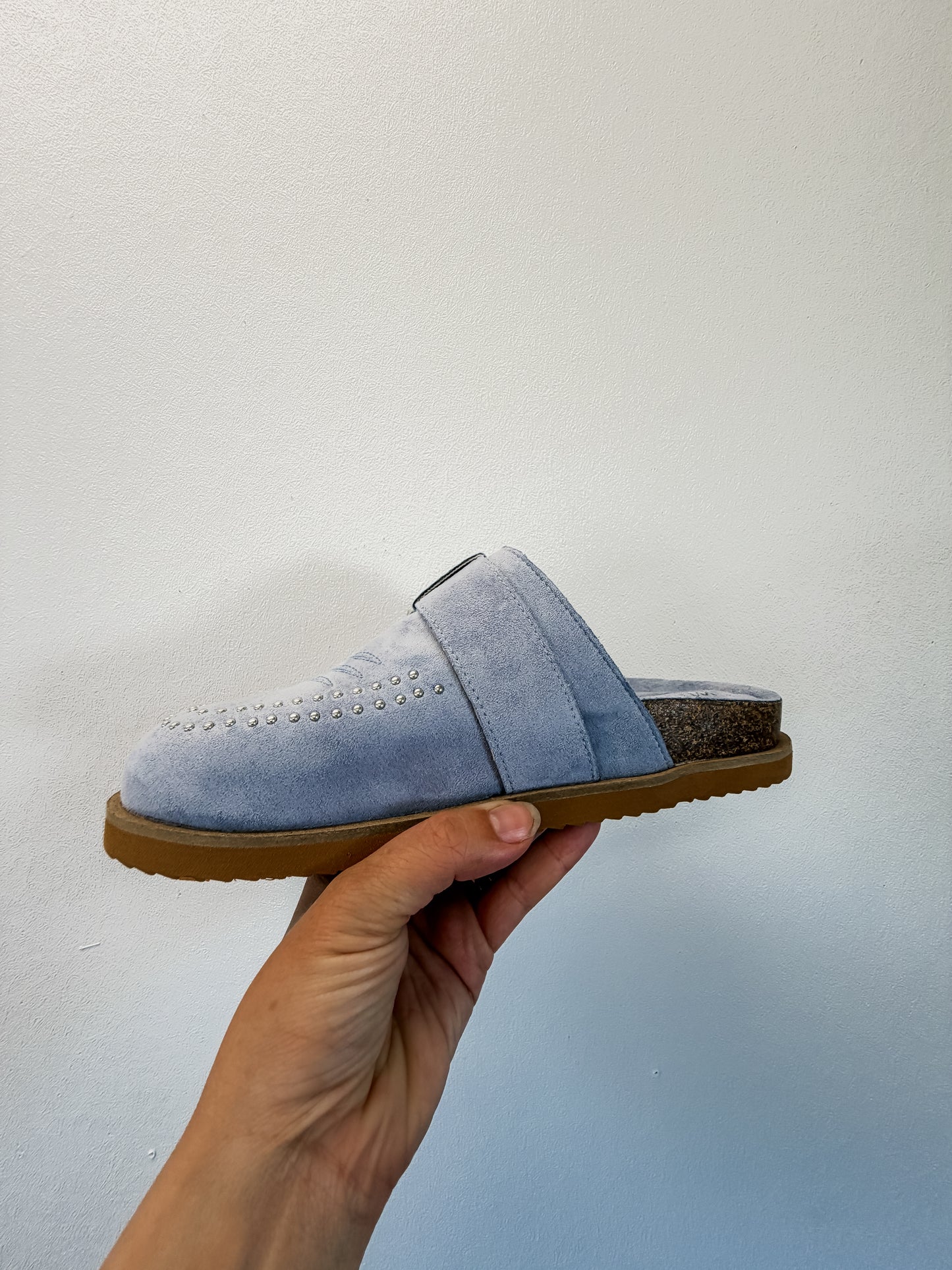 Denim Mules