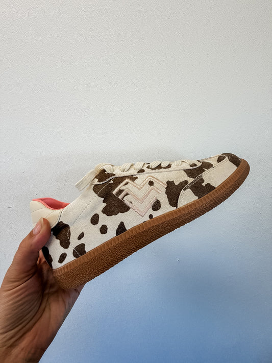 Cow Print Sneakers