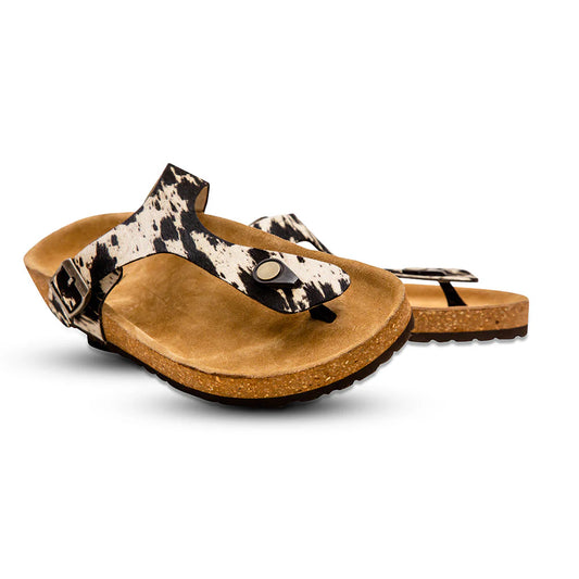 Cowhide Sandals