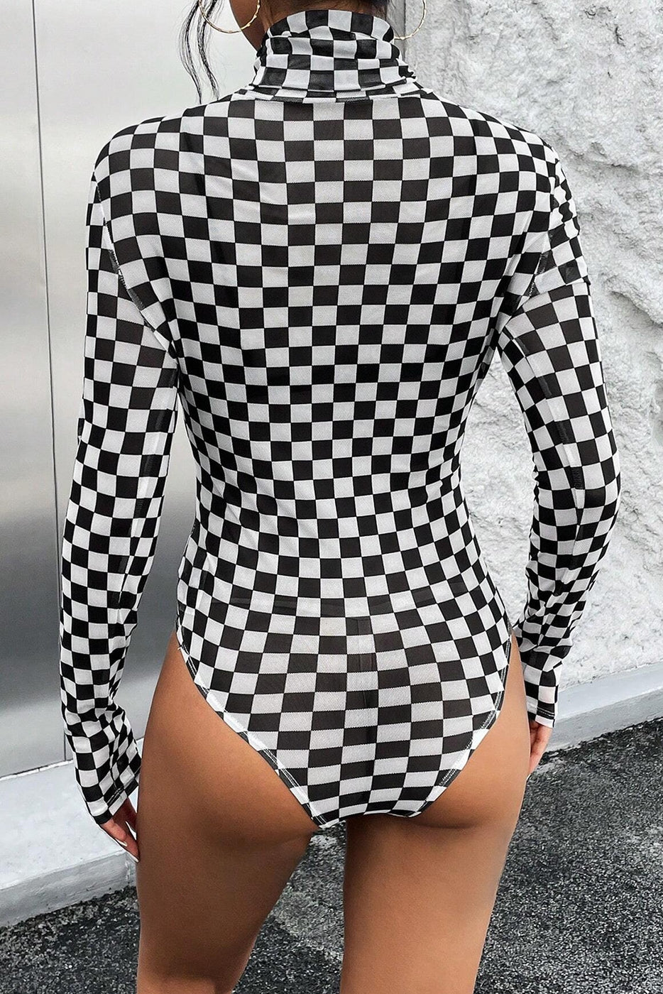 Checker Bodysuit