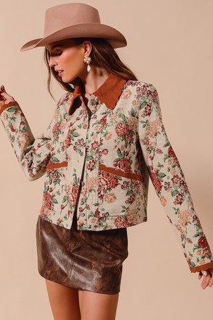 Floral Barn Jacket