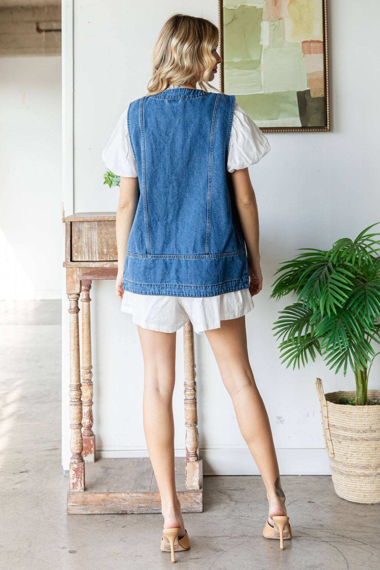 Denim Jacket Vest