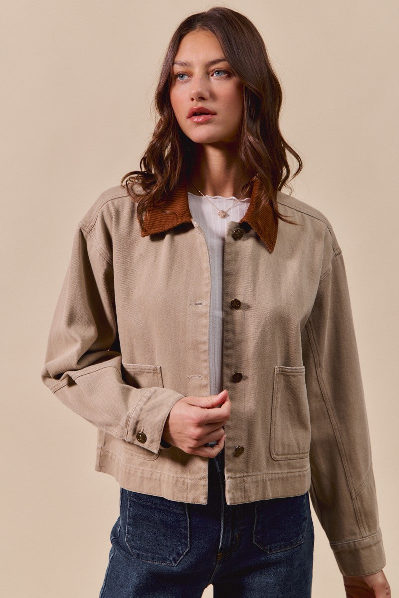 Taupe Barn Jacket
