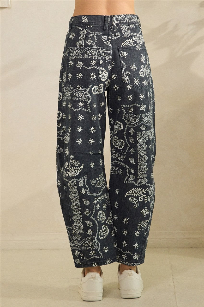 Western Barrel Jeans
